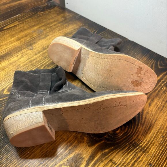 Sam Edelman Gray Boots Size 8 - Picture 11 of 11